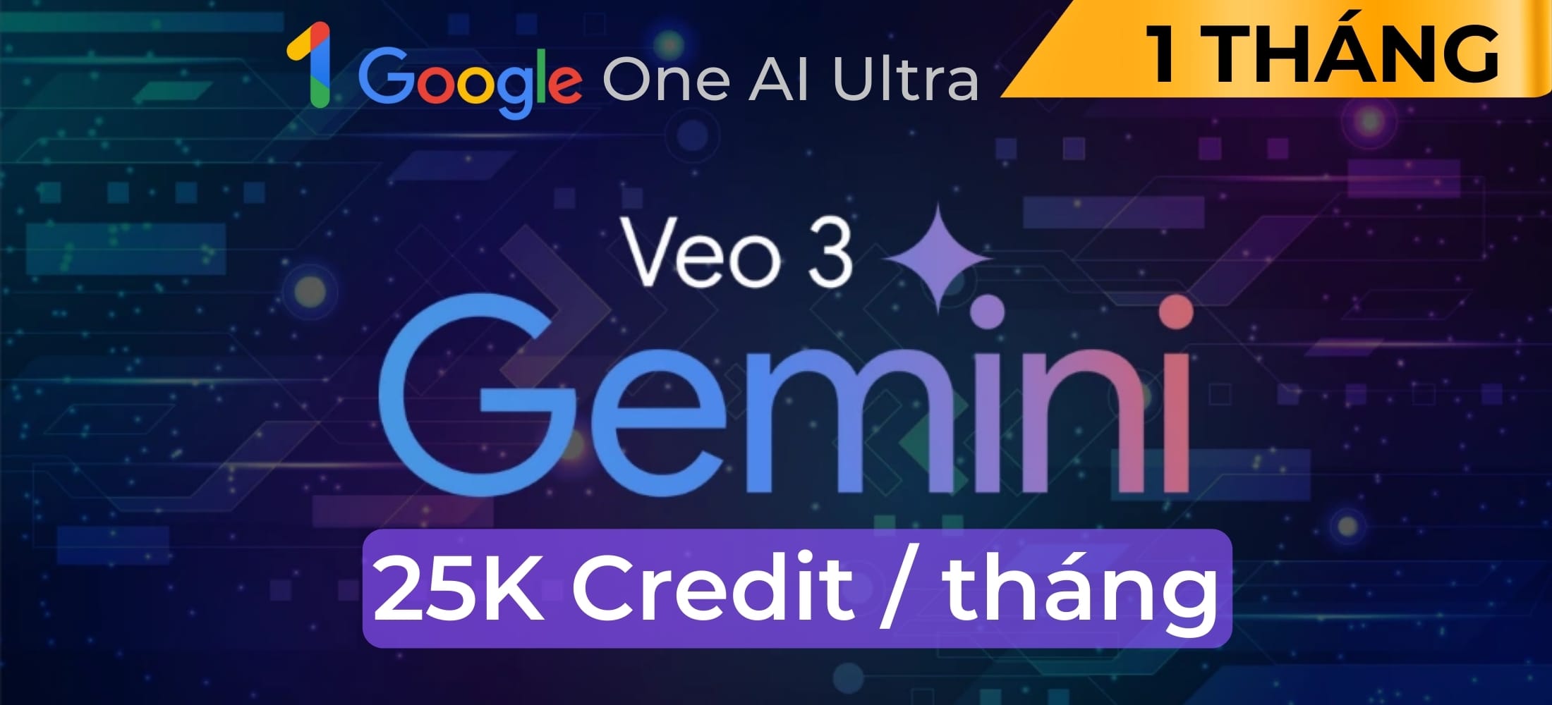 Tài khoản Google AI Ultra Veo 3 25K Credit