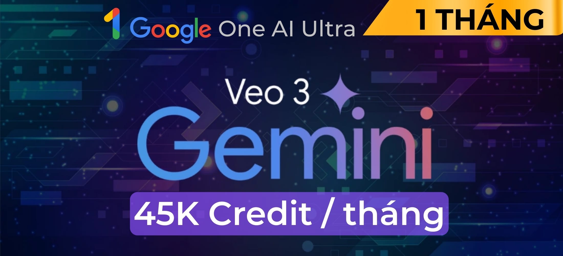 Tài khoản Google AI Ultra Veo 3 45K Credit