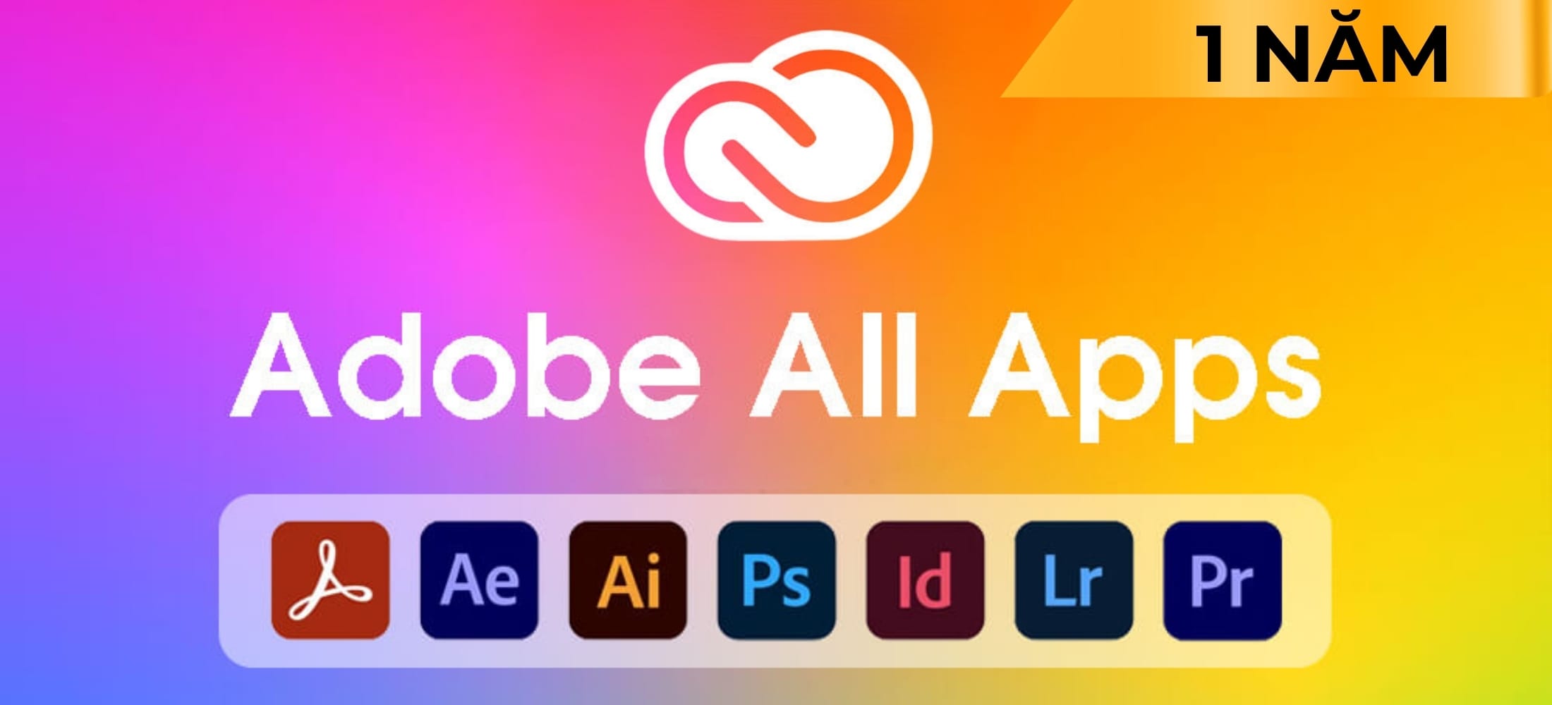 tài khoản adobe all app giá rẻ Prokey68