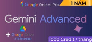 Tài khoản Google AI Pro giá rẻ
